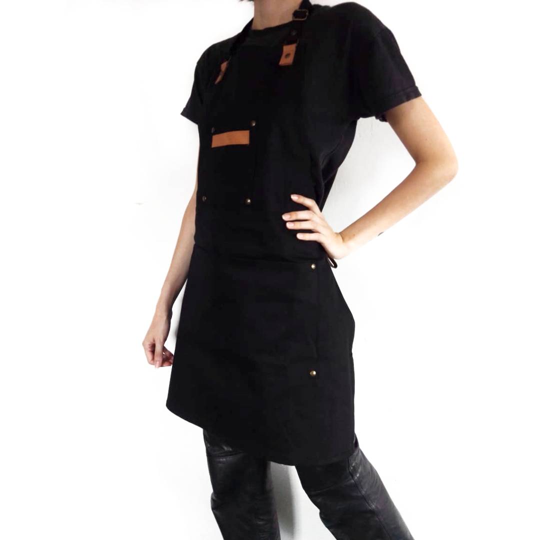 Delantal Jean Y Cuero Vacuno COD200