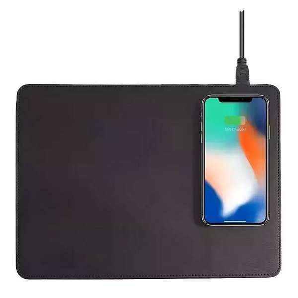 Mouse pad con cargador inalámbrico